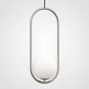 Подвесной светильник Matthew McCormick hoop 50 Silver MILA Pendant Подвесной светильник Matthew McCormick hoop 50 Silver MILA Pendant