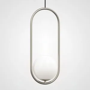 Подвесной светильник Matthew McCormick hoop 50 Silver MILA Pendant