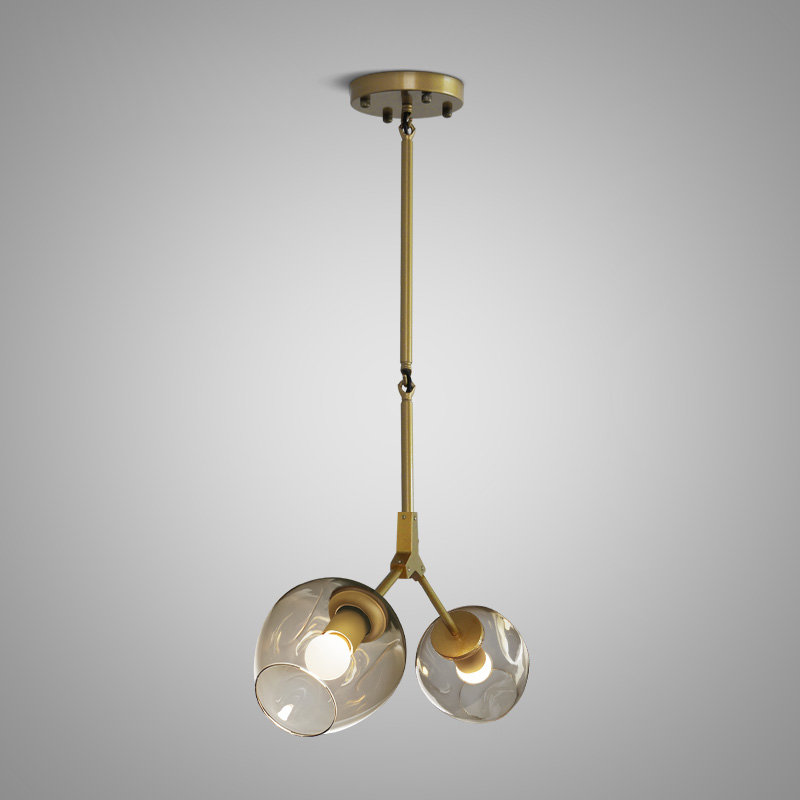 Люстра на штанге Branching Bubble Chandelier 2 Amber Люстра на штанге Branching Bubble Chandelier 2 Amber