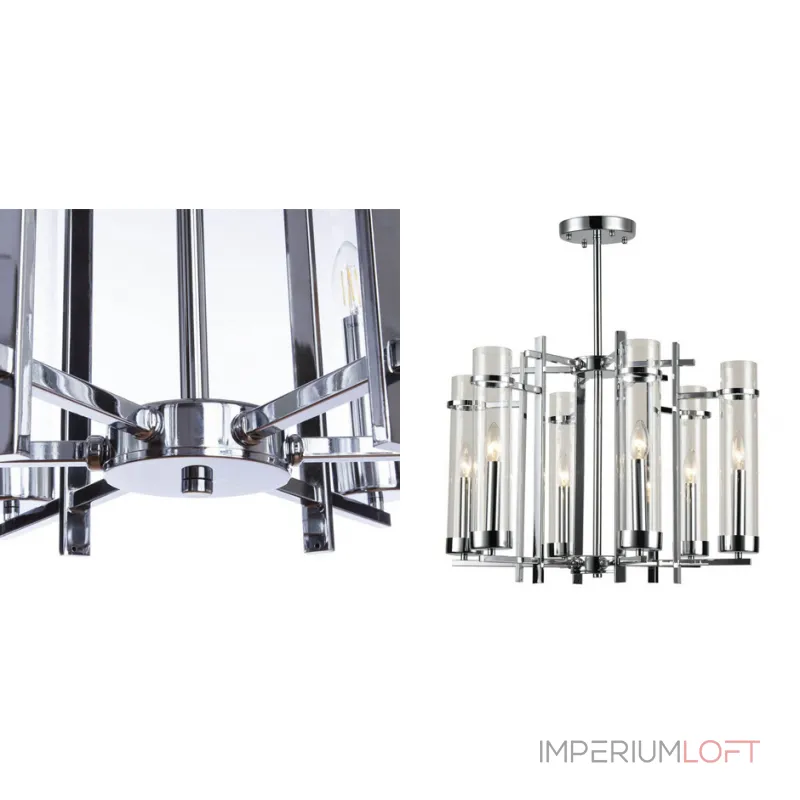 Люстра на штанге Giuliano Light Chromium