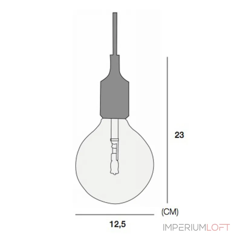 Подвесной светильник Muuto E27 Brown от ImperiumLoft Подвесной светильник Muuto E27 Brown от ImperiumLoft