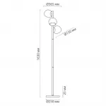 Торшер Bolle Hole от ImperiumLoft