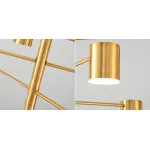 Подвесной светильник LED Lighting Gold 8 lampholders