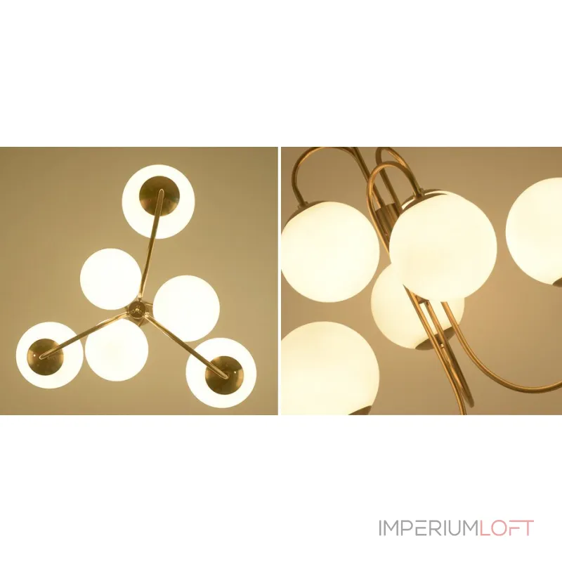 Люстра на штанге Gooseneck Pelle Chandelier