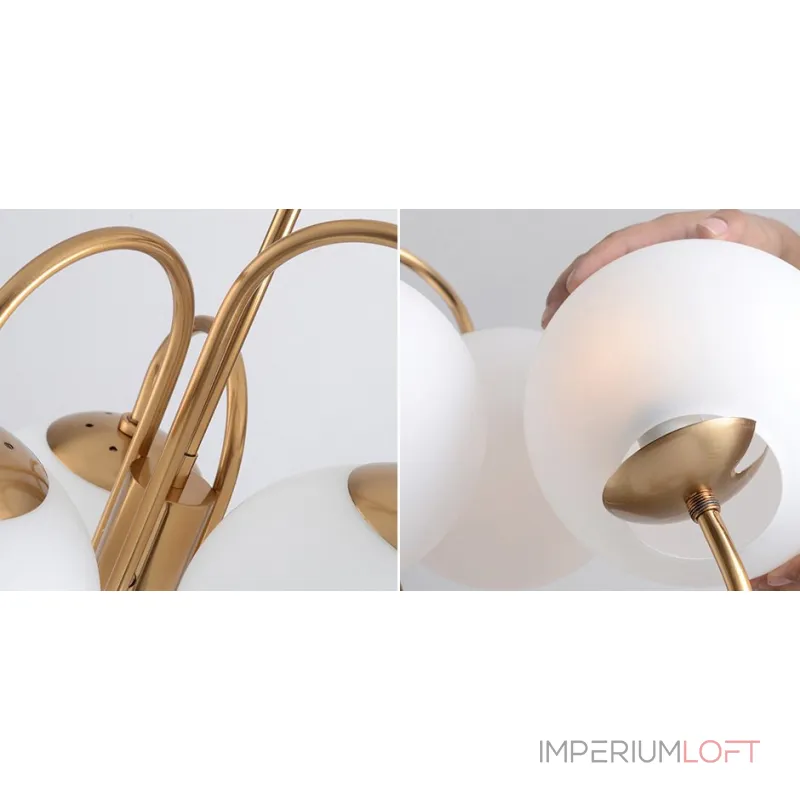 Люстра на штанге Gooseneck Pelle Chandelier