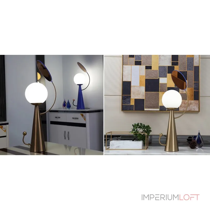 Настольная лампа SACHI SACHA TABLE LAMP Brass от ImperiumLoft