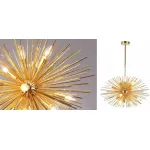 Люстра на штанге ASTRA Chandelier Sputnik Light Gold