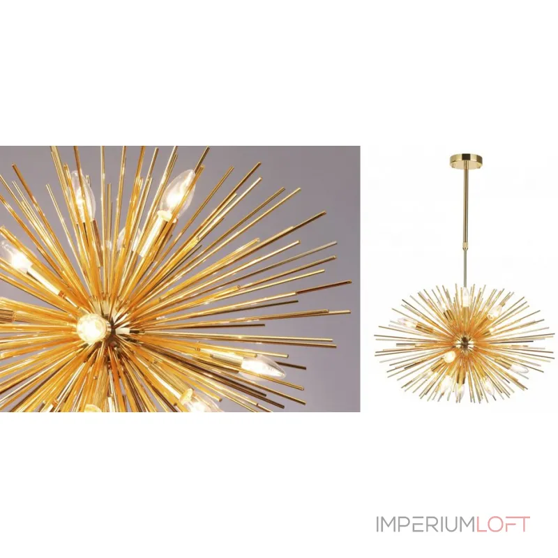 Люстра на штанге ASTRA Chandelier Sputnik Light Gold Люстра на штанге ASTRA Chandelier Sputnik Light Gold