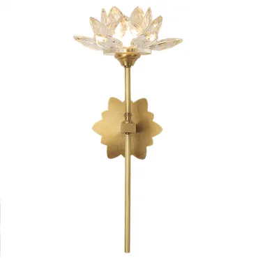 Настенный светильник Хрустальный Цветок Лотоса Lotus flower Wall Clear Glass C Настенный светильник Хрустальный Цветок Лотоса Lotus flower Wall Clear Glass C