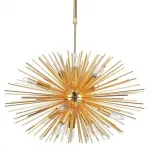 Люстра на штанге ASTRA Chandelier Sputnik Light Gold