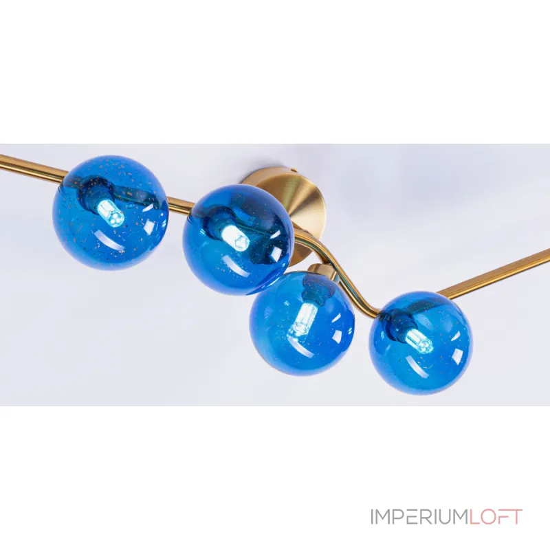 Бра Cherry FLUSH MOUNT Wall Lamp blue от ImperiumLoft