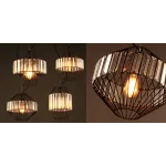 Подвесной светильник Glass Plate Pendant #4 от ImperiumLoft