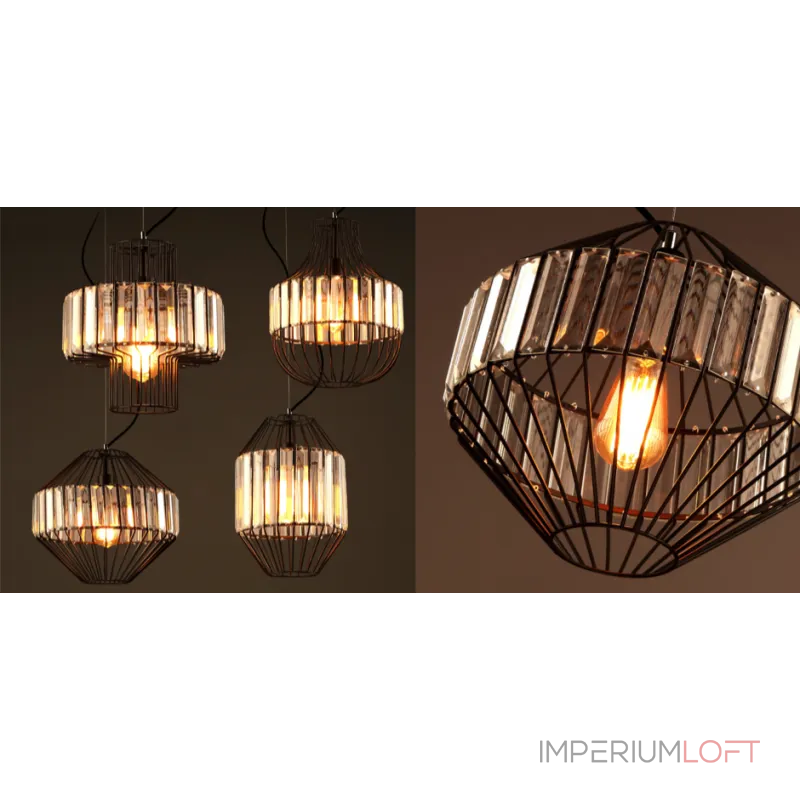 Подвесной светильник Glass Plate Pendant #4 от ImperiumLoft Подвесной светильник Glass Plate Pendant #4 от ImperiumLoft