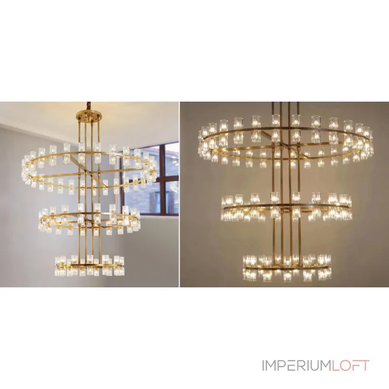 Подвесная люстра Restoration Hardware Arcachon Round 3-Tier Chandelier