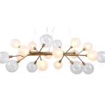 Подвесная люстра Berries Chandelier Rectangle White 100