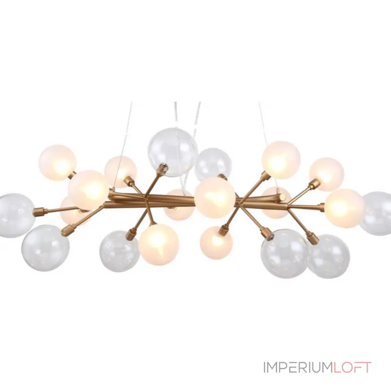 Подвесная люстра Berries Chandelier Rectangle White 100 Подвесная люстра Berries Chandelier Rectangle White 100
