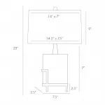 Настольная лампа Art-Deco White marble Lamp от ImperiumLoft