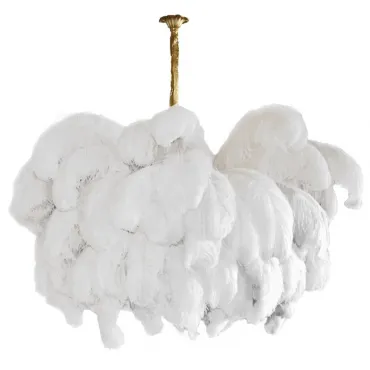 Подвесная люстра Extra Large Feather Chandelier GRAND TOUR