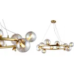 Подвесная люстра Berries Chandelier Amber D90