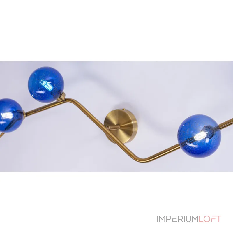 Бра Cherry FLUSH MOUNT Wall Lamp blue от ImperiumLoft