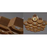 Подвесная люстра Honeycomb 12 Loft Wooden Ecolight