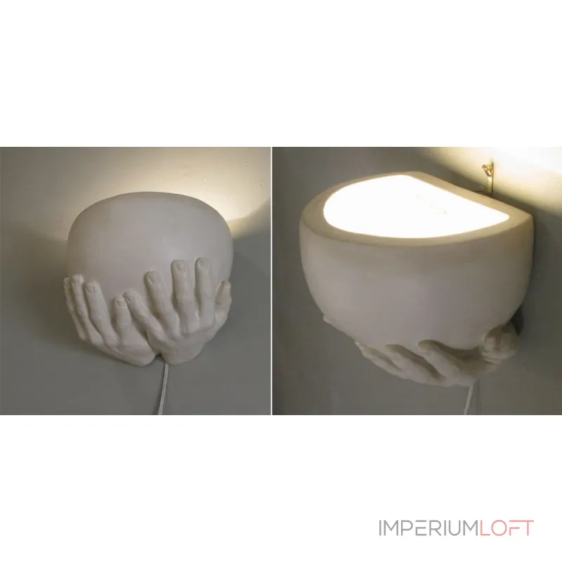 Бра Hands Lighted Wall Sconce by Richard Etts от ImperiumLoft