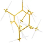 Подвесная люстра Агнес Chandelier Gold 20