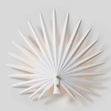 Бра пальмовый лист Rosie LI  INEZ WALLMOUNT Белый