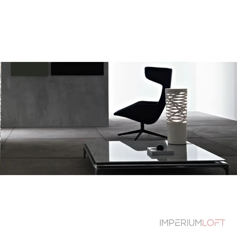 Настольная лампа из перьев Plumage Pink от ImperiumLoft