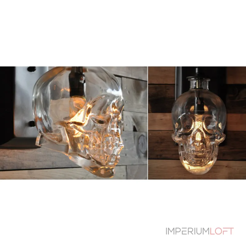 Бра Череп Glass Skull от ImperiumLoft