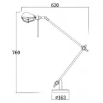 Настольный светильник Steampunk Extension Pole Table 2 от ImperiumLoft