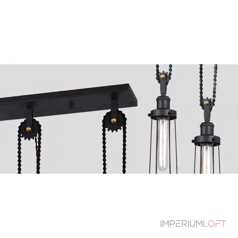 Потолочный cветильник Industrial Сogwheel trio от ImperiumLoft Потолочный cветильник Industrial Сogwheel trio от ImperiumLoft