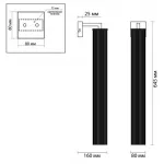 Бра Atlantis Chain Nickel One Sconces от ImperiumLoft