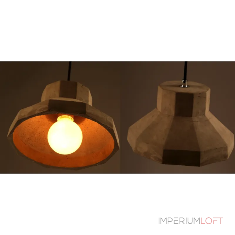 Подвесной светильник Art Concrete Aubergine от ImperiumLoft