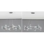 Подвесная люстра Crystal Ring Chandelier Chromium