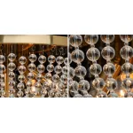 Потолочная люстра Virginia Clear Beads ceiling Gold L
