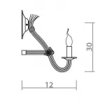 Бра Loft Rope Candle Bra от ImperiumLoft