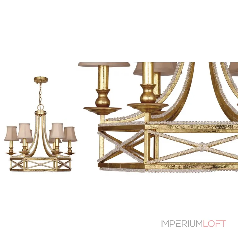 Подвесная люстра Foiling Spider Web Gold 6