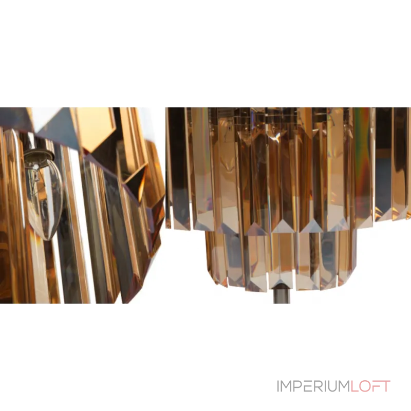 Настольная лампа 1920S Odeon Cognac Glass Table Lamp Three-Level от ImperiumLoft