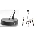 Подвесной светильник Atomium Black от ImperiumLoft