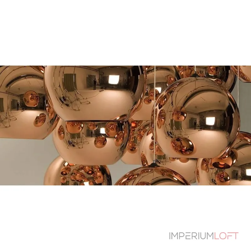 Подвесной светильник Copper Shade Chrome D40 от ImperiumLoft
