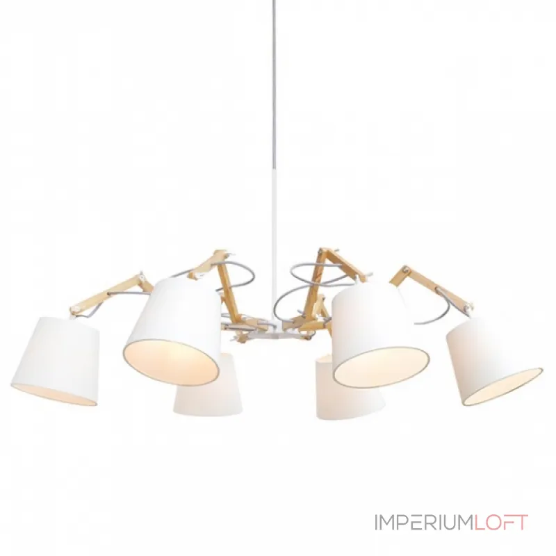 Подвесной светильник Woodland Pendant 6 White от ImperiumLoft Подвесной светильник Woodland Pendant 6 White от ImperiumLoft
