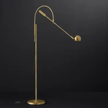 Торшер Restoration Hardware ORBITER II Task Floor Brass Торшер Restoration Hardware ORBITER II Task Floor Brass