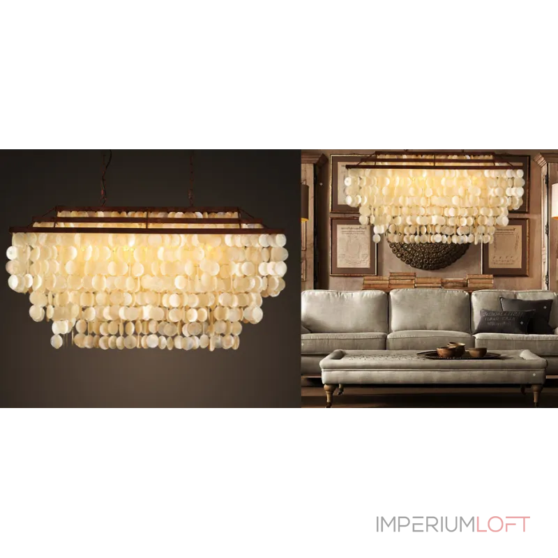 Подвесная люстра Vintage Fun Chandelier Square 100