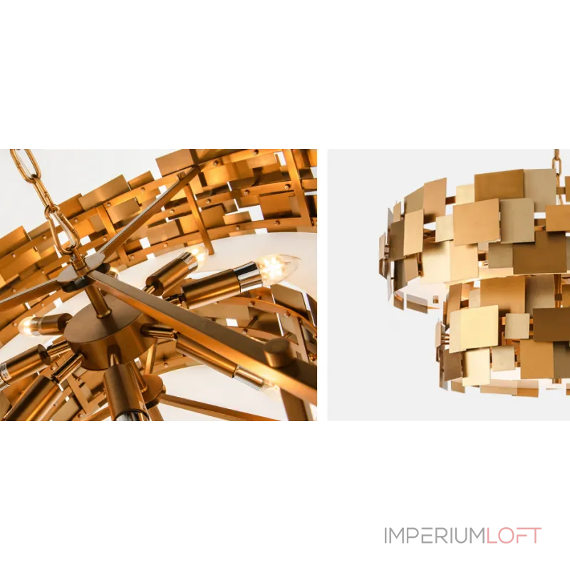 Подвесная люстра Gold Plate Chandelier 8