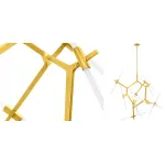 Подвесная люстра Агнес Chandelier Gold 20