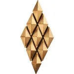 Бра Honeycomb Gold lozenges Wall Lamp от ImperiumLoft