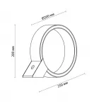 Настольная лампа Light Circle Table Lamp от ImperiumLoft