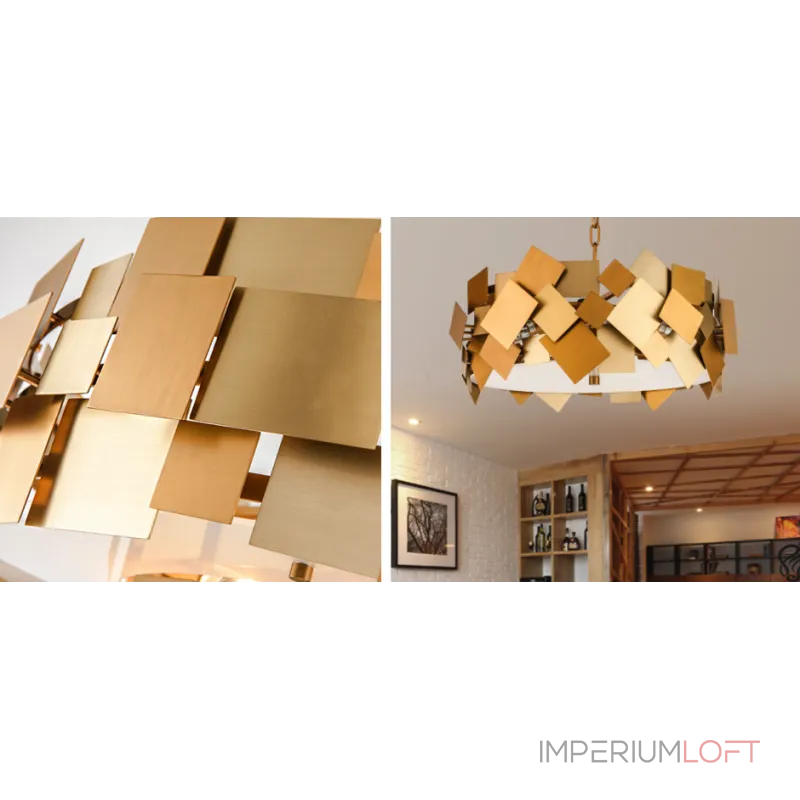 Подвесная люстра Gold Plate Chandelier 4