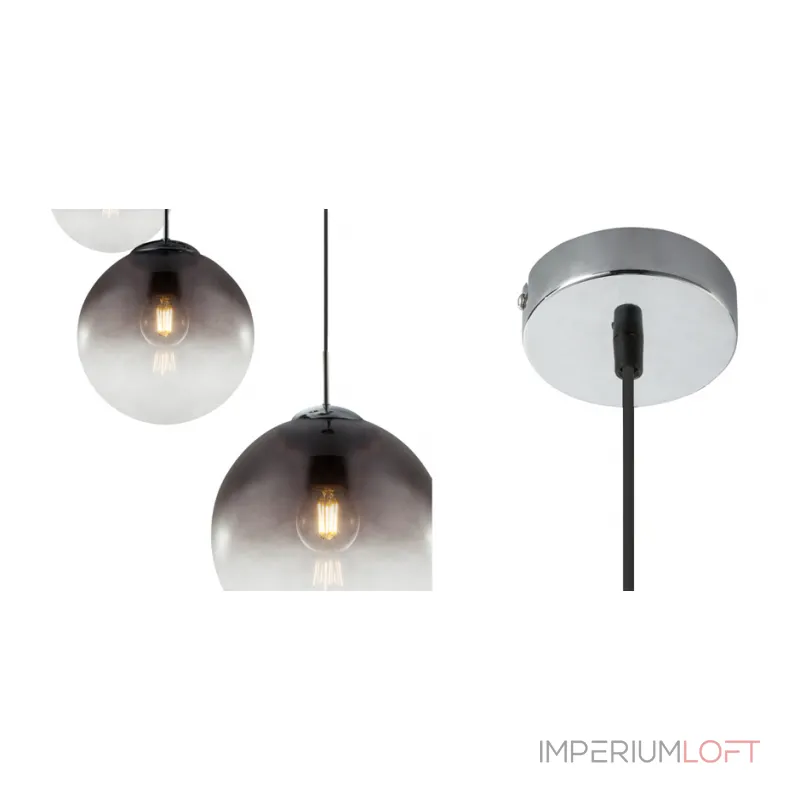 Светильник Ball Sunrise Pendant lamp smok 1 плафон от ImperiumLoft Светильник Ball Sunrise Pendant lamp smok 1 плафон от ImperiumLoft